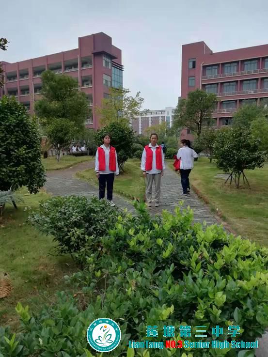文明习惯重在日常  博雅志愿者在行动