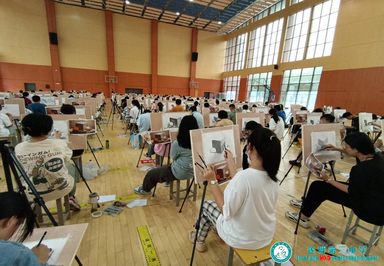 南昌县莲塘三中2022年艺术特长生招生考试简报